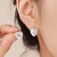 📢📢50%  OFF !! ⏰Heart-Shaped Crystal Necklace & Earring Set