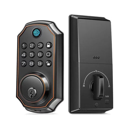 📢📢60%  OFF !! ⏰Smart Fingerprint Deadbolt Lock with Keypad