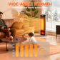 📢📢50%  OFF !! ⏰Indoor heater, with 3 light colors, adjustable thermostat with remote control, tip-over protection
