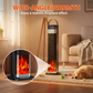 📢📢50%  OFF !! ⏰Indoor heater, with 3 light colors, adjustable thermostat with remote control, tip-over protection