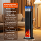 📢📢50%  OFF !! ⏰Indoor heater, with 3 light colors, adjustable thermostat with remote control, tip-over protection