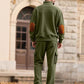 📢📢60%  OFF !! ⏰Men’s Trendy Pullover and Cargo Pants 2-Piece Set