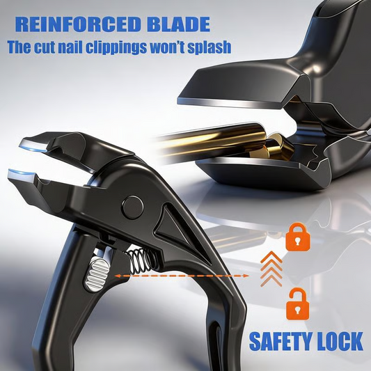 📢📢30% OFF !! ⏰Stainless Steel Nail Clipper with Curved Precision Blades – Effortless for Thick Nails & Seniors! ✂️✨