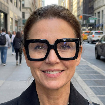 📢📢50%  OFF !!!⏰ Chic Oversized Square Blue Light Blocking Glasses