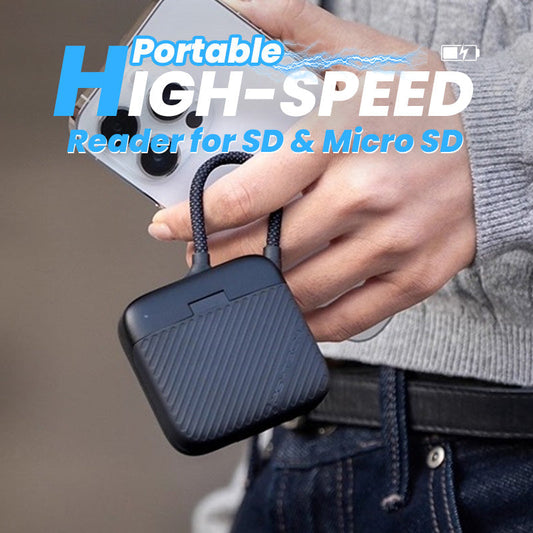 📢📢50%  OFF !!!⏰Portable USB-C Card Reader for SD & Micro SD