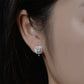 📢📢50%  OFF !!!⏰Brilliant Faux Moissanite Hoop Earrings for Women