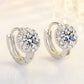📢📢50%  OFF !!!⏰Brilliant Faux Moissanite Hoop Earrings for Women