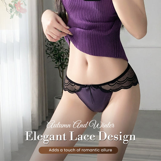 📢📢50%  OFF !!!⏰Women's Sexy Satin Lace Panties