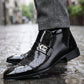 📢📢50%  OFF !! ⏰FREE SHIPPING⏰Men's Elegant Shiny PU Leather Shoes
