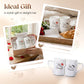 Romantic Heart Handle Kissing Mugs for Couples