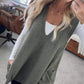📢📢50% OFF !!!⏰Women's Loose-Fit V-Neck Sweater Vest with Pockets