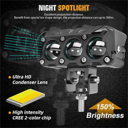 📢📢50% OFF !!!⏰Motorcycle Driving Light LED Auxiliary Light
