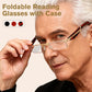 📢📢50 %  OFF !! ⏰Foldable Anti-Blue Light Reading Glasses with Case
