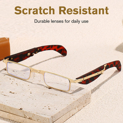 📢📢50 %  OFF !! ⏰Foldable Anti-Blue Light Reading Glasses with Case