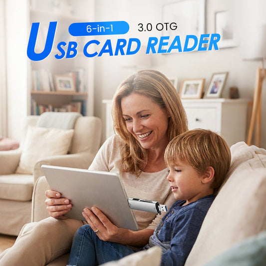 📢📢50% OFF !!!⏰6-in-1 USB 3.0 OTG Card Reader