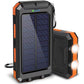 📢📢40% OFF !! ⏰ Portable Solar Power Bank – Solar Powered Charger with Dual LED Flashlights 🔋