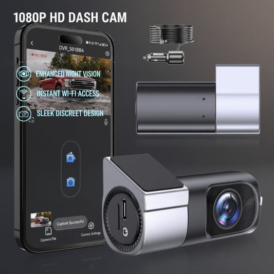 📢📢50%  OFF !! ⏰1080P HD Dash Cam with Wi-Fi & Night Vision