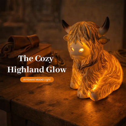 📢📢Big Sale Now On!⏰Cute Highland Cow Night Light