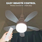 📢📢30% OFF !! ⏰2-in-1 Remote-Controlled Ceiling Fan with LED Light