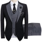 📢📢50% OFF!!⏰Modern Contrast Color Wedding Suit