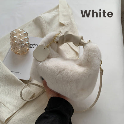 📢📢50% OFF !!!⏰ Best Gift For Her – 2026 Multifunctional Faux Fur Bag, Skin-Friendly & Convertible (Shoulder/Crossbody) 👜
