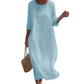📢📢50% OFF !!!⏰Women's Casual Loose Midi Dress with Embroidery
