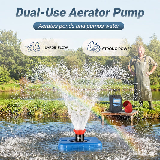 📢📢53% OFF !!!⏰2-in-1 Pond Aerator & Pump