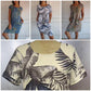 📢📢60% OFF !!!⏰Women's Botanical Print Round Neck Dress