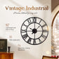 📢📢50% OFF !!!⏰Silent Non-Ticking Vintage Industrial Wall Clock