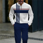 📢📢50% OFF !!!⏰Men's Graphic Print Pullover & Pants Set