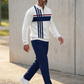 📢📢50% OFF !!!⏰Men's Graphic Print Pullover & Pants Set