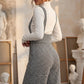Women’s Classic Houndstooth High-Waist Suspender Pants