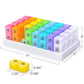 Portable 31-Day Monthly Pill Organizer