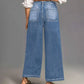 📢📢32% OFF !!!⏰Women's Casual High-Rise Wide-Leg Jeans