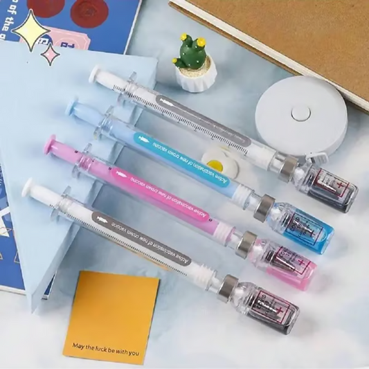 Creative Syringe Shaped Gel Ink Pen