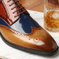 📢📢50% OFF !! & FREE SHIPPING⏰Men's Classic Wingtip Brogue Oxford Shoes