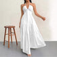 💃New Arrival Special Price:￡15.99!!✨30K+ SOLD🌸Halter Neck Backless Tiered Maxi Dress