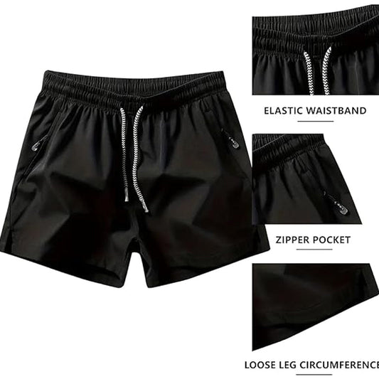 📢📢50% OFF !!!⏰Men's Quick-Dry Athletic Shorts with Zipper Pockets