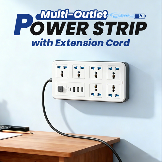 📢📢50% OFF !!!⏰Multi-Outlet Power Strip with Extension Cord