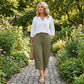 📢📢50% OFF !!!⏰Women's Ribbed Wide-Leg Capri Pants with Pockets