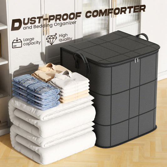 📢📢40% OFF !!!⏰ Dust-Proof Comforter and Bedding Organizer – Large Capacity, Durable Non-Woven Fabric & Foldable Design 🌿