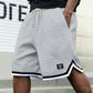 📢📢50% OFF !!!⏰2026 NEW ARRIVALS🩳Drawstring Waist Sport Shorts with Striped Hem