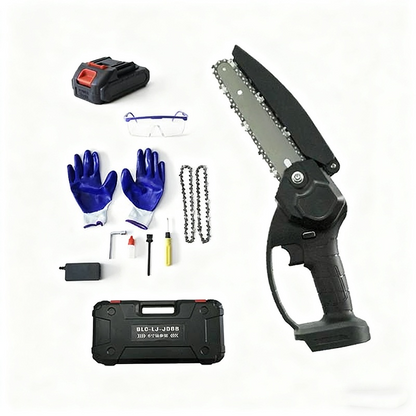 📢📢50% OFF !!!⏰6-Inch Mini Portable Cordless Electric Chainsaw
