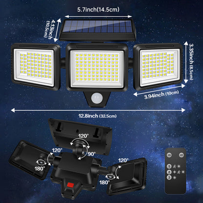 📢📢50% OFF !! ⏰ | Solar Light with Remote Control – 210 Lumens, 2400mAh & IP44