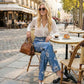 📢📢30% OFF !! ⏰Women's Floral Print Straight-Leg Jeans【BUY 2 GET FREE SHIPPING】