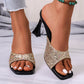 📢📢50% OFF !!!⏰Women’s Fashion Square-Toe Open-Toe High Heel Sandals