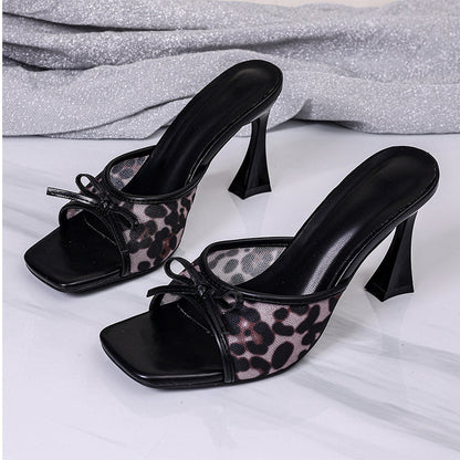 📢📢50% OFF !!!⏰Women’s Fashion Square-Toe Open-Toe High Heel Sandals