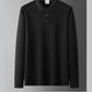 📢📢40% OFF !! ⏰ Men's Business-Casual Long Sleeve Shirt – Breathable, Classic Collar & Refined Placket (S–L) 🏢
