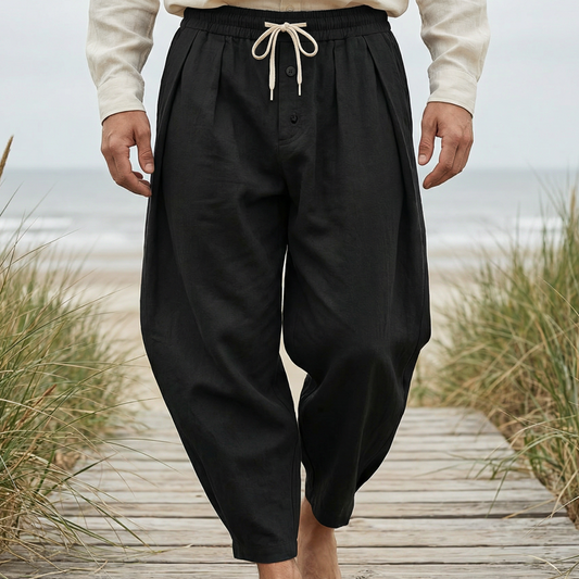 📢📢50% OFF !!!⏰Men's Loose Fit Drawstring Casual Trousers