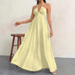 🥳2026 HOT SALE🥳💞50K+ SOLD!💥👗☀️ 50% OFF! Women's Loose Fit Sleeveless Dress – Breathable, light & airy. Flattering empire waist. Perfect for summer holidays or casual days. Black, white & yellow. 🌿✨